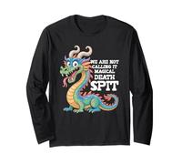 Non Lo chiamiamo Magico Morte Sputo Drago Amante Animale Maglia a Manica
