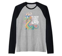 Non Lo chiamiamo Magico Morte Sputo Drago Amante Animale Maglia con Maniche Raglan