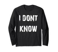 Non Lo so Maglia a Manica
