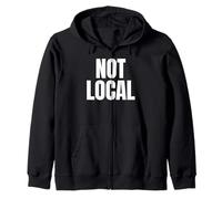 Non Locale | Design Minimalista per Spiriti Liberi Felpa con Cappuccio