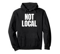 Non Locale | Design Minimalista per Spiriti Liberi Felpa con Cappuccio