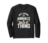 Non Mangiare Animali è Una Cosa mia Maglia a Manica