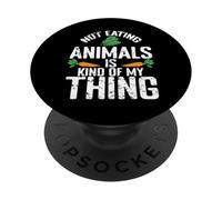Non mangiare animali è una cosa mia PopSockets PopGrip Adesivo