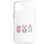 Non mangio i miei amici -Vegetariano Amante degli Animali Cruelty Free Custodia per iPhone 16 Plus