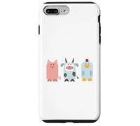 Non mangio i miei amici -Vegetariano Amante degli Animali Cruelty Free Custodia per iPhone 7 Plus/8 Plus