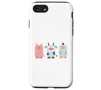 Non mangio i miei amici -Vegetariano Amante degli Animali Cruelty Free Custodia per iPhone SE (2020) / 7/8