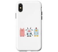 Non mangio i miei amici -Vegetariano Amante degli Animali Cruelty Free Custodia per iPhone X/XS