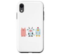 Non mangio i miei amici -Vegetariano Amante degli Animali Cruelty Free Custodia per iPhone XR