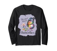 Non MERITIAMO Le Farfalle Maglia a Manica