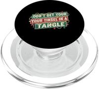 Non mettere i tuoi orpelli in un groviglio per le festività natalizie PopSockets PopGrip per MagSafe
