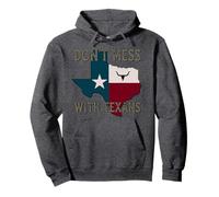 Non metterti a Longhorn Lone Star State Pride con i Texani Felpa con Cappuccio