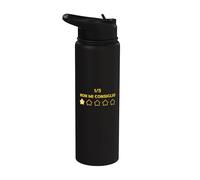 Non Mi Consiglio Recensione Ironica Regalo Stainless Steel Insulated Water Bottle