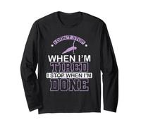 Non Mi Fermo Quando Sono Stanco Pilates Powerhouse Maglia a Manica