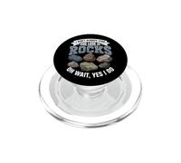 Non mi fermo sempre e guardo le rocce Oh Aspetta Sì, lo faccio PopSockets PopGrip per MagSafe