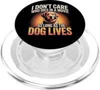 Non mi importa chi muore in un film finché il cane vive PopSockets PopGrip per MagSafe