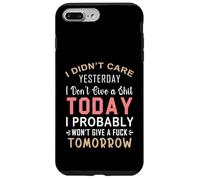 Non mi importava ieri non me ne frega un cazzo oggi probabilmente Custodia per iPhone 7 Plus/8 Plus
