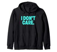 Non Mi Interessa Divertente Testo Sarcastico Felpa con Cappuccio