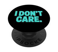 Non mi interessa divertente testo sarcastico PopSockets PopGrip Adesivo