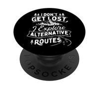 Non mi perdo, esploro percorsi alternativi - Escursioni escursionistiche PopSockets PopGrip Adesivo