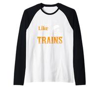 Non Mi piacciono i Treni Maglia con Maniche Raglan