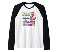 Non Mi piacciono Le Persone mattutine o Le mattine Maglia con Maniche Raglan