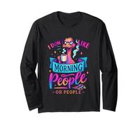 Non Mi piacciono Le Persone o Le Persone del Mattino Maglia a Manica