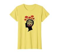 Non Mi piacciono Le Voci nella mia Testa Salute mentale Arte Maglietta, Donna, Limone, 3XL