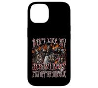 Non mi piace la mia guida? Divertente Hard Skeleton Meme Bootleg Custodia per iPhone 14