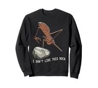 Non Mi Piace Questa Roccia Marcus The Worm Meme Divertente Felpa