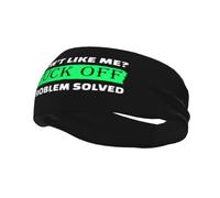 Non mi piaci, vaffanculo, problema risolto, fascia elastica per uomo e donna, per corsa, yoga, palestra e sport