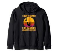 Non Mi schianto, Faccio Random Gravity Checks sullo Skateboard Felpa con Cappuccio