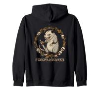 Non Mi scuso Opossum Felpa con Cappuccio