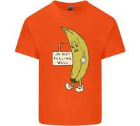 Non Mi Sento Bene Maglietta Divertente Ill Banana Per Bambini Ragazzi E Ragazze