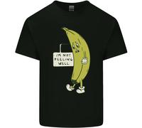 Non Mi Sento Bene Maglietta Divertente Ill Banana Per Bambini Ragazzi E Ragazze