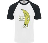 Non Mi Sento Bene Maglietta Divertente Ill Banana Uomo S/S Baseball