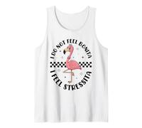 Non Mi Sento Bonita Mi Sento Stressita Funny Flamingo Meme Canotta