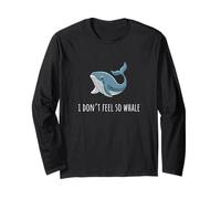 Non Mi Sento così Divertente Balena Maglia a Manica