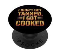 Non mi sono abbronzato ho cucinato scottature solari PopSockets PopGrip Adesivo