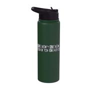 Non mi spaventi, ho due figlie stile riscatto Stainless Steel Insulated Water Bottle