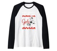 Non mi spaventi io allenatore ragazze calcio Maglia con Maniche Raglan