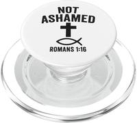 Non mi vergogno - Citazione del Vangelo della Bibbia PopSockets PopGrip per MagSafe