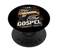 Non mi vergogno del Vangelo Romani 1:16 Christian PopSockets PopGrip Adesivo