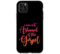 Non mi vergogno del Vangelo, Scrittura, Bibbia Citazione Custodia per iPhone 11 Pro Max