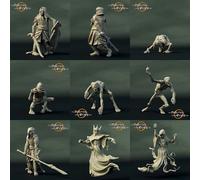 Non Morti Demoni, Fantasmi, Zombie - 28mm Tabletop SDA D&D Pathfinder DSA
