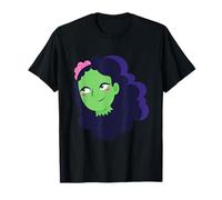 Non Morti Halloween Zombie Donna Mostro Sposa cadavere cervelli Maglietta