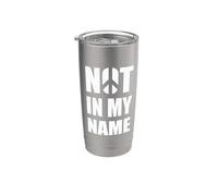 Non nel mio nome Bicchiere termico in acciaio inox doppia parete