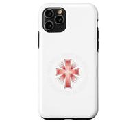 Non Nobis Domine Latin Templar Cross Camicia Custodia per iPhone 11 Pro