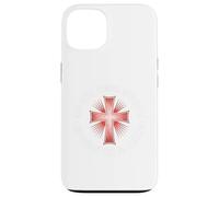Non Nobis Domine Latin Templar Cross Camicia Custodia per iPhone 13