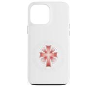 Non Nobis Domine Latin Templar Cross Camicia Custodia per iPhone 13 Pro Max