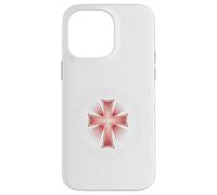 Non Nobis Domine Latin Templar Cross Camicia Custodia per iPhone 14 Pro Max